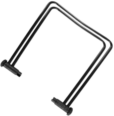 Hemobllo Bike Rack Cycle Rack Stand for Wheel Metal Black Rear Wheel Clamp Design Quick-release Placement Clamp for Bike Parking and Car Luggage