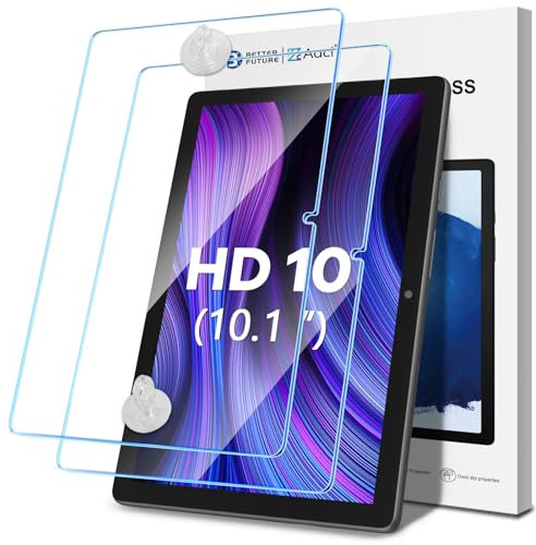 AACL 2-Pack Tempered Glass for All-New 10.1 Tablet, 9H Glass for W10Y/HD 10/10 Plus/10 Kids/10 Kids Pro Tablet Screen Protector (2023/2021,13th/11th Gen)[Easy Installation][Anti-Scratch]