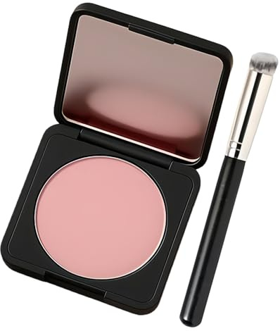 Correttore Anticernia Illuminante - Correttore Rosa Per Le Occhiaie Schiarente Pelle | Idratante Lunga Tenuta con Pennello - Viaggio Festa Compleanno