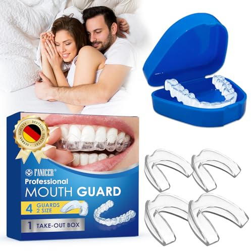 4 Piezas Férulas Descarga Bruxismo, Protector Bucal Dormir, Protector Anti Ronquidos, Reduce Los Ronquidos, Ajuste Cómodo, Mejora El Sueño, Para Adultos