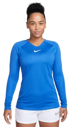 Nike Damen Dri-FIT Park First Layer T-Shirt, Royal Blue/White, S