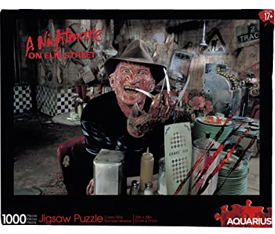 AQUARIUS A Nightmare On Elm Street Puzzle (1000 Teile Puzzle) – Offiziell lizenziertes NOES Merchandise & Sammlerstücke – 50,8 x 71,1 cm