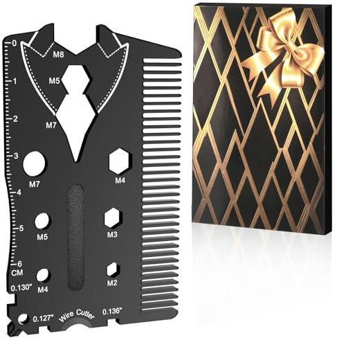 Lustige Männer Geschenkideen Multitools Werkzeug, Coole Anzugstil Multifunktionswerkzeug Herren Geschenke Weihnachten, 18 in 1 Camping Zubehör Gadgets Geburtstagsgeschenke, Papa Vatertag Geschenke