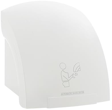 NoneDanGee Secador de manos de 1200 W, secador de manos eléctrico compacto, inducción infrarroja, montaje en pared, clase de protección IPX4, ahorro de energía, secador de manos comercial, para cocina