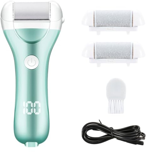 CIYODO Épilateur Électrique Pédicure Professionnel USB Rechargeable Dissolvant Callosités Portable pour Rugueux Soin Pédicure pour Homme et Femme