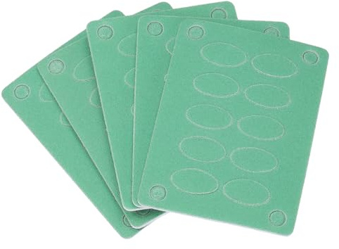 QUARKZMAN 50 Unidades De Lija De 240 Granos Para Empujador De Cutículas Con Cabeza Biselada, Lija Autoadhesiva Mini Para Uñas Para Preparación De Uñas Manicura Pedicura Salón Uso En Casa