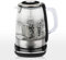 H.KOENIG TI600 Instant T Teekanne Elektrischer Wasserkocher 1,5L, 1.5 liters, Edelstahl/Glas