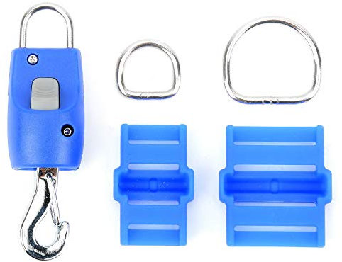 Ranphy Hundeleinen-Verbinder Automatisch Magnetisch Magic Latch mit Verschluss One Touch Verbindung und Release Harness Halsband Edelstahl für Outdoor Walking Training Blau