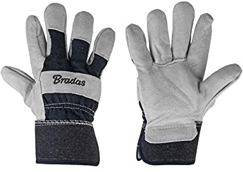 Bradas Arbeitshandschuhe aus Rindsleder Handschuhe Größe 10,5 Lederhandschuhe RWIB105 Sicherheitshandschuhe 6715
