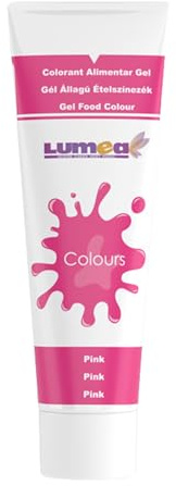 Dekozauber24 Lebensmittelfarbe pink, Gel, 30g, vegan, wasserbasiert, hochkonzentriert, essbare rosa Farbe für Lebensmittel, Getränke, Torten, Fondant und mehr - Backzubehör für essbare Tortendeko