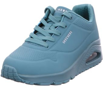 Skechers Damen UNO Stand ON AIR, Teal Durabuck Mesh, 41 EU