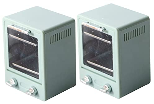 BESTonZON 2piezas Mini Horno Decorativo Miniatura para Cocina De Muñecas Juguete Educativo Accesorio Creativo y Práctico para rol y Desarrollo Infantil