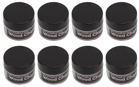 Lvifloae 8Box/Set Cocktail Chipsat, 8 Smaker naturligt trä flis rökande trä flis Cocktail Rökare, Whisky trärökning Chips rökare Chips sågspån för drickning