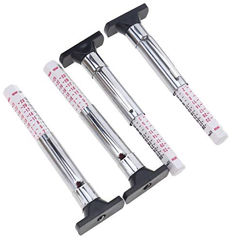 Create idea 4Pcs Car Motorcycle Van Lorry Bike Tyre Tread Depth Gauge Tread Checker Measurements Rullers