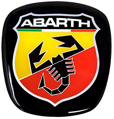Adesivo 3D Logo Scudetto Ufficiale per Fiat 500
