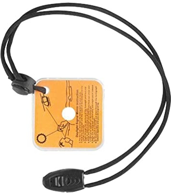 Nouveau signal de survie multifonction d'urgence avec héliogramme acrylique et miroir extérieur T7B4