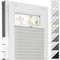 Estika Thermo Plissee ohne Bohren - 115 x 120 cm - Farbe: Beige - Fensterrollos für innen, Plissee Verdunklung, Plissee Blickdicht, Rollos für Fenster ohne Bohren