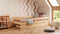 YOUKO Kinderbett 160x80 aus Kiefernholz - Montessori Bett Schlichten Stil - Kinder Bett für Jungen und Mädchen - Kinderbett mit rausfallschutz Ohne Matratze