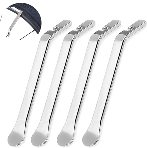 luckaide Reifenheber Fahrrad, 4 Stück Fahrrad Reifenheber, Metall Reifenheber Fahrrad MTB, Reifenheber e Scooter, Montierhebel Fahrrad, Reifenheber fur Fahrrad Reifenwechsel Werkzeug