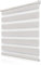 Doppelrollo Klemmfix ohne Bohren 80x150cm(BxH), Rollos für Fenster ohne Bohren Natur, Duo Rollo Klemmrollo, Lichtdurchlässig & Sichtschutz,Fenster Rollo für Innen