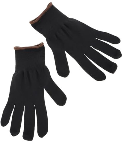 Abaodam 1 Paar Folienhandschuhe Autohandschuhe Vinyl Wrap Tool Wrap Handschuhe Car Wrapping Tools Arbeitshandschuhe Fiber Schwarz