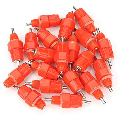 Haofy Tornillos de Suministro Automático de Pollo en Ganado a Prueba de Fugas de Madera para Apilamiento de Madera de 20 Piezas