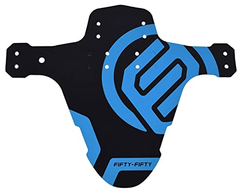 FIFTY-FIFTY Parafango MTB per Bicicletta, parafanghi per Mountain Bike, Posteriore e Anteriore, paraspruzzi Fit 26 27,5 29 Pollici Fat Bike (Blu, 1 Confezioni)