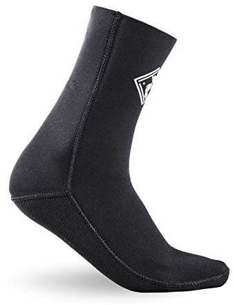 Two Bare Feet Neoprene Wetsuit Socks – 2.5mm, 5mm & 7mm Thickness – Thermal, Flexible, Durable Design - Perfect for Surfing, Diving & Water Sports (Medium, 5mm)