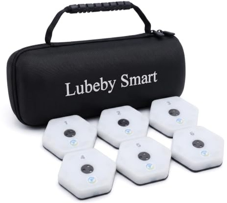 Lubeby Smart Velocidad Agilidad Respuesta Equipo para Atletas 6 Lámparas | Incluye una aplicación que permite registrar los resultados del entrenamiento.
