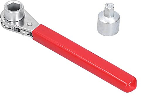 KIMISS Ratchet Wrench 10mm, 5/16in 0.4in Battery Terminal with 1/2in Socket 5 16in Spanner 1 2in for Top Side Post Car Hand Tool