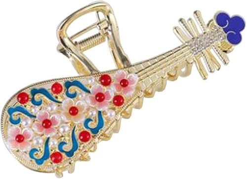 Pinzas de garra for cabello grueso, pinza de espina de pescado, tocados, accesorios for el peinado del cabello, elegante pinza de metal, pinza for el cabello con pinza de mandíbula grande, laúd-1 (Col