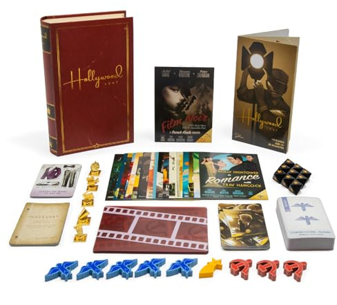 Facade Games Hollywood 1947 Board Game Deluxe Version - A Movie Making Game for Friends and Family - A Board Game of Cards, Strategy, and Deceit, for 1-9 Players, Ages 14 and Up