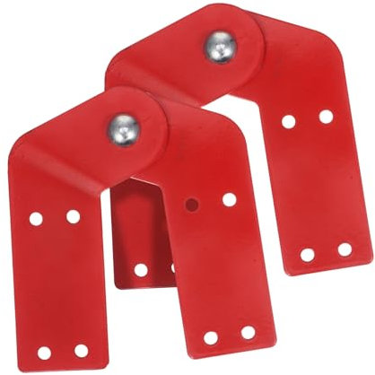 ANDRESLAD 2pcs Telescopic Ladder Hinge Set Adjustable Hinges for Loft Attic and Step Ladder for Home and Engineering Use