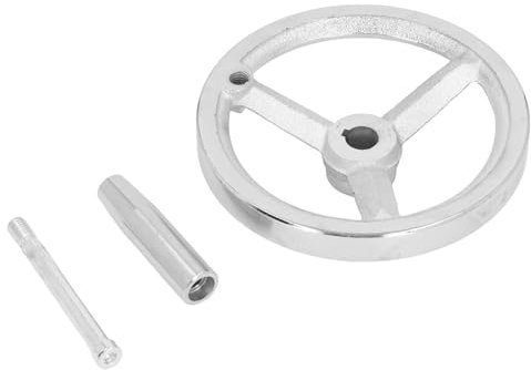 Volante de Torno de 3 Radios, Desmontable, Fresadora, Rectificadora, Volante Redondo Universal