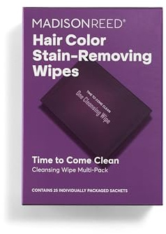 Madison Reed Hair Color Cleansing Wipes – 25 Count Multi-Pack – Gently Removes Hair Dye from Skin – Non-Irritating, Alcohol-Free Formula