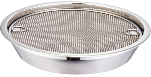 DECOMELODY Rejilla de Drenaje de Acero Inoxidable con Malla para Escurrir Aceite y Agua Herramienta de Cocina Duradera y Desmontable para Frutas Verduras y Fritos