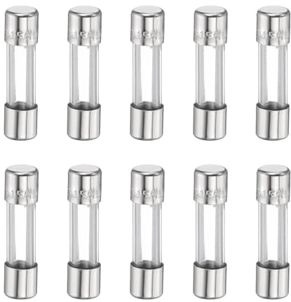 QUARKZMAN 10 Piezas De Fusibles 3.15A 125 Volt Fusibles Rápidos De Vidrio F3.15AL250V 5x20mm Fusibles De Acción Rápida Para Sistemas Eléctricos De Luces Navideñas Microondas Televisores