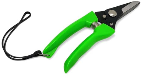FAST WORLD SHOPPING – Forbici Potatura da Giardinaggio di Precisione 7 Pollici in Acciaio, Potatura Facile per Fiori, Piante, Bonsai e Orto, Uso Professionale e Fai da Te