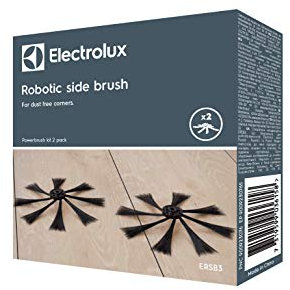 Electrolux ERSB3 - Spazzole laterali per robot aspirapolvere PUREi9 (confezione da 2 pezzi, spazzole di ricambio, aspirazione precisa e profonda, assorbimento ottimale della polvere, extra morbido, facile da sostituire, nero)