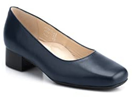 Uniform-Shoes Dunkel blau Leather Pumps für Damen Bergamo 42.0 - SEDEX-Mitglied Fabrik; LWG-zertifizierte Lieferanten; Made in Portugal;