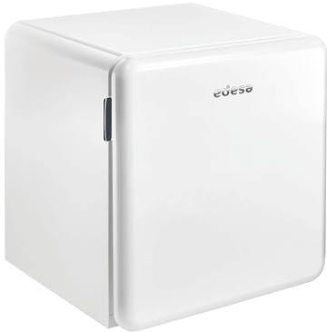 EDESA EFS-0411 WH Frigorífico Compacto Table Top de 47 L y 50 cm, Compartimento 0 °C, Termostato Mecánico, Fondo Reducido, Clase Energética E, Blanco