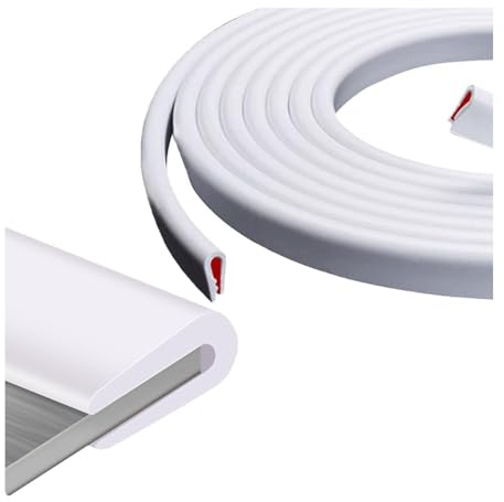 Rubber Edge Trim, Edging Strip, Edge Protector, Plastic Edging Trim, Grommet Strip, Rubber Sealing Strip for Door Trim, Windows, Metal Panels, Glass Panels(3.5m×3.2mm)