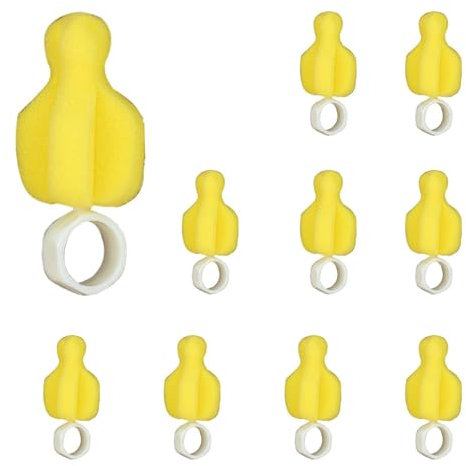 Schwamm-Flaschenbürste, 10 Flaschenbürsten, Flaschensauger Reiniger | Mehrzweck-Nippelreiniger, Becher-Nippelbürste, Nippelreiniger, Brustwarzenreiniger für Brustwarzen