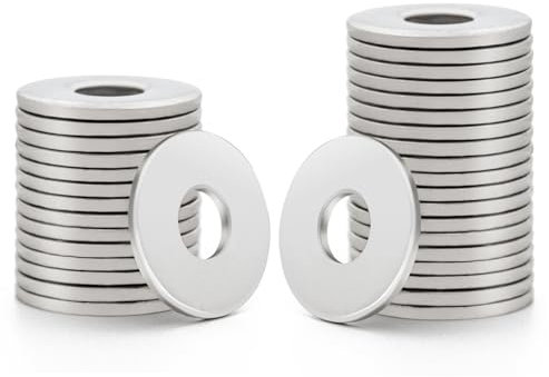 Bafiwu Lot de 50 rondelles plates M5 en acier inoxydable A2 V2A, DIN 9021, filetage M5, vis et écrous