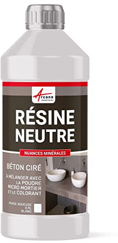 ARCANE INDUSTRIES Résine Neutre pour béton ciré - 0.9 L