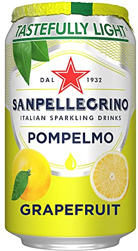 San Pellegrino Sparkling Grapefruit Pompelmo Cans - 24xcans