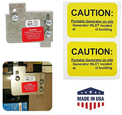 EAT-CH200AU Generator Interlock Kit Cutler Hammer Horizontal Throw Main CH Series ONLY 150 & 200 TAN Handle Breakers ONLY, PRE 2019 Panels