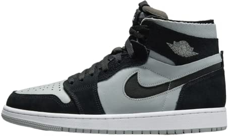 Jordan Air 1 CMFT CT0978 001 Herren-Sneaker, Schwarz/Grau, Größe 43, Schwarz/Weiß-lt Rauchgrau, 43 EU