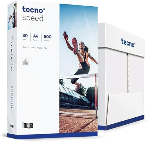 Das weiße Allround-Druckerpapier für den täglichen Gebrauch. Geeignet für alle Drucker und Kopierer Inkjetdrucker DIN A4, 80 g/m², 2500 Stück, 5 Packungen mit 500, Hoch Weiß,