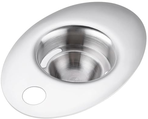 Premium 304 Stainless Steel Egg Separator, Unique Egg Yolk White Divider Filter for Kitchen Cooking Baking Cake, Egg Sieve
